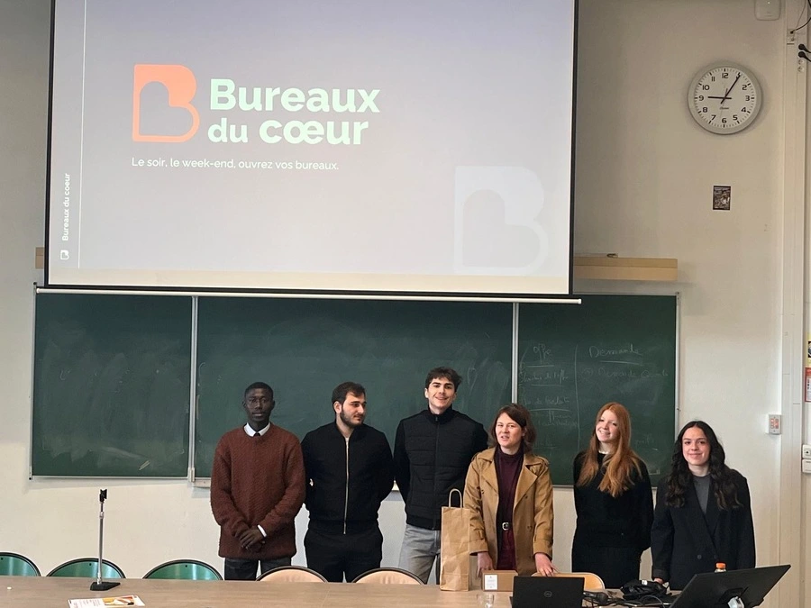 Conférence-Bureau-du-Coeur conférence étudiants IUT de Valence bureaux de coeur lors de la journée RSE