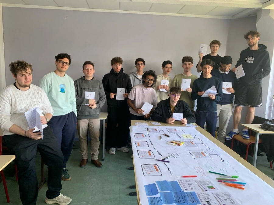 Passaction-groupe atelier étudiants lors de la journée de la RSE à l'IUT de Valence